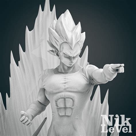 Vegeta Dragon Ball 3d Printable 3d Model 3d Printable Cgtrader