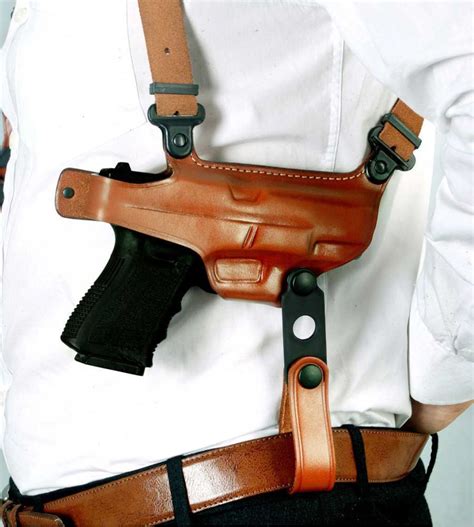 Leather Horizontal Shoulder Holster Taurus M85 38 Special 2" BBL #1338 ...