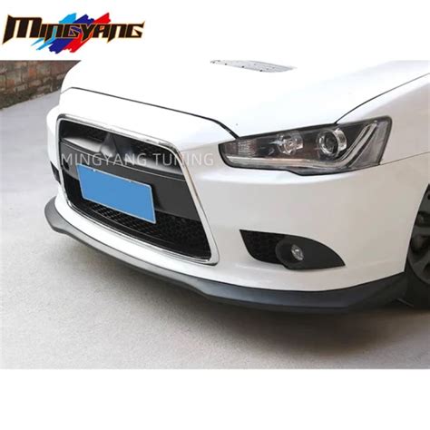 Wholesale Price Ralliart Style Car Bumper Front Lip Accessories For