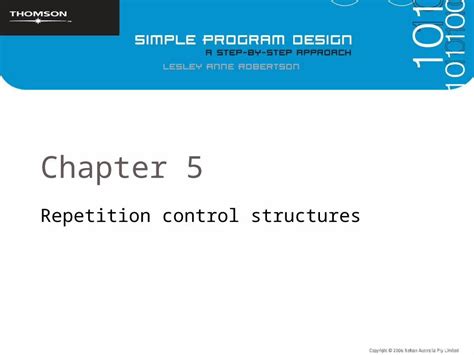 Ppt Chapter 5 Repetition Control Structures Objectives To Develop