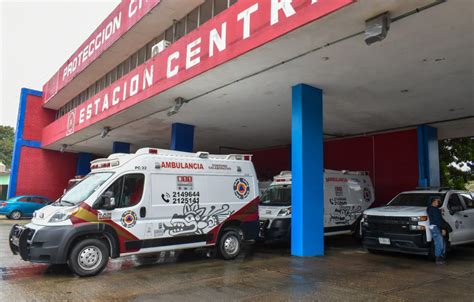 Proporciona Protección Civil de Coatzacoalcos servicio de ambulancia