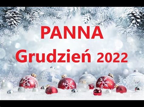 TAROT Horoskop PANNA Grudzień 2022 YouTube