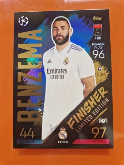 Match Attax Karim Benzema Finisher Limited Edition Le Fi Real