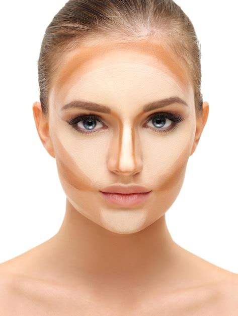 Premium Photo Contouring Make Up Woman Face Contour And Highlight Makeup