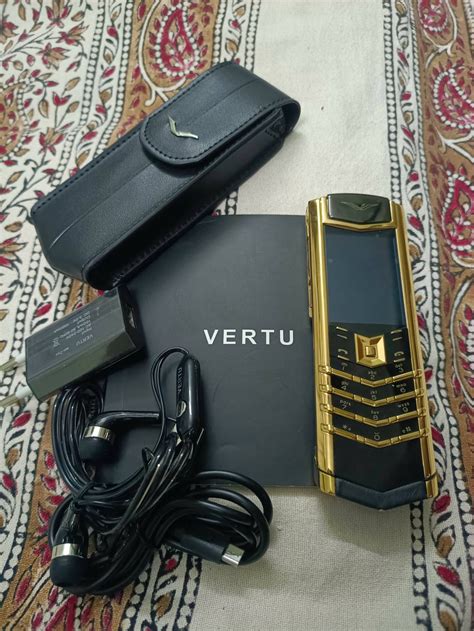 Vertu Mobile Black 18k Gold Keypad Mobile Goodsdream