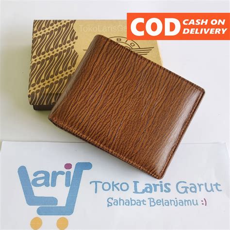 Jual Dompet Kulit Pria Pendek Asli Full Grain Kulit Sapi Ori Vintage