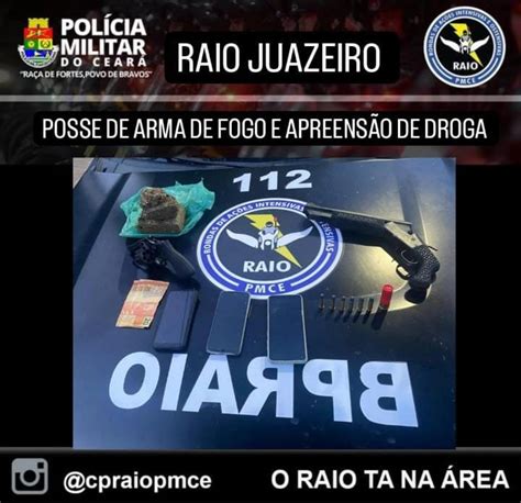 Pmce Realiza Pris O De Dupla Armas E Drogas Em Juazeiro Do Norte