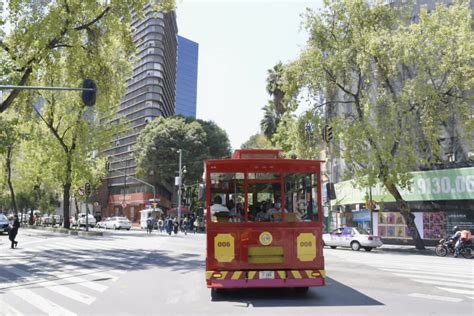 Tranvía Turístico estrena ruta en la Zona Rosa de la Ciudad de México