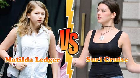 Matilda Ledger Heath Ledger S Daughter VS Suri Cruise Transformation