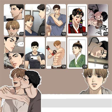 Bliss Manwha Jinx Card Sticker Korean Bl Manwha Cartoon Cartoon Pvc