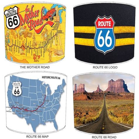 Route 66 Wall Mural Etsy