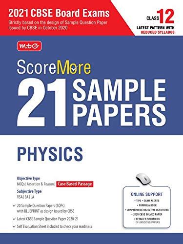 ScoreMore 21 Sample Papers For CBSE Board Exam 2021 22 Class 12