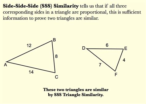 Sss Triangle Similarity Tutorial Sophia Learning