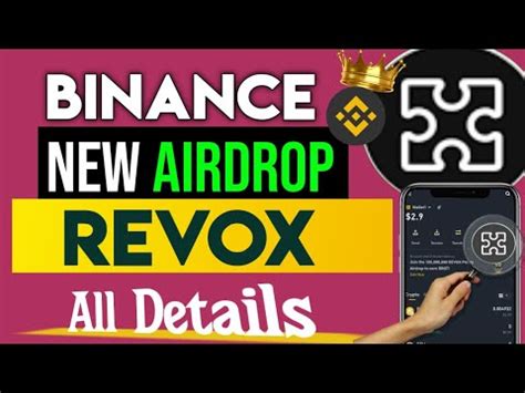 Binance Airdrop Revox All Details New Binance Airdrop Binance Lab