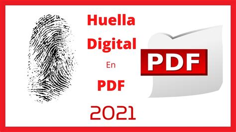 COMO INSERTAR HUELLA DIGITAL EN PDF Facil Y Rapido YouTube