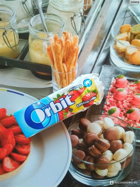 Жевательная резинка Orbit клубника-банан - «Один из вкусных вариантов ...