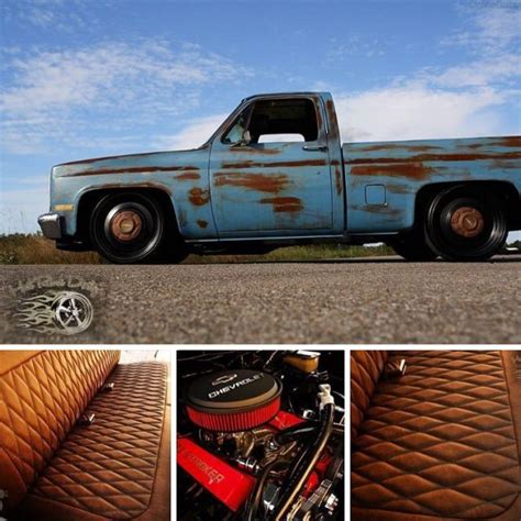 Slammed Silverado Chevy C Hot Rat Street Rod Patina Pickup