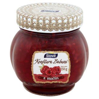 Ile Kalorii Ma Stovit Konfitura Babuni Z Malin 250 G Tabele Karlorii