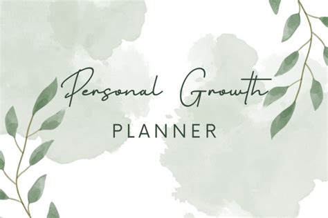 Personal Growth Planner I KDP Graphic By TopStorePro Creative Fabrica