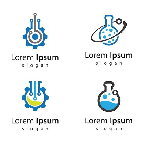 Conception Dillustration Dimages De Logo De Laboratoire De