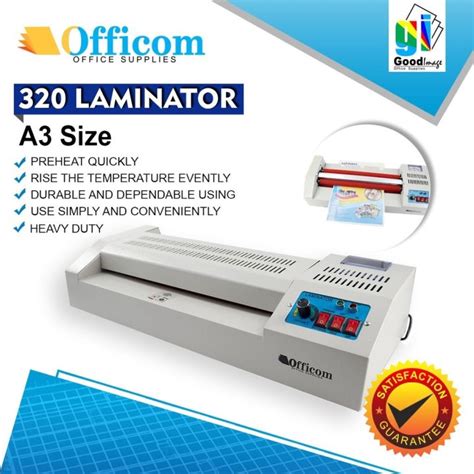 OFFICOM 320 LAMINATOR A3 SIZE HOT AND COLD LAMINATOR HEAVY DUTY Lazada PH