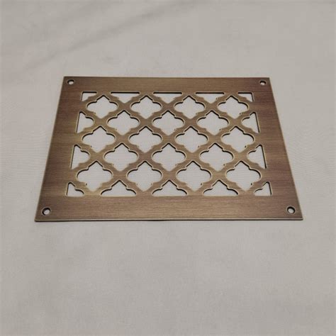 Декоративная вентиляционная решетка латунная состаренная Vierda Классик ...