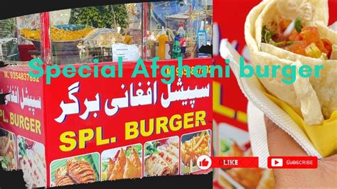 Afghani Burger Rs In Lajpat Nagar Delhi Street Food Youtube