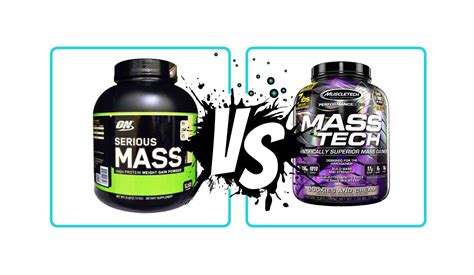 Serious Mass Vs Masstech Supplement Reviews Comparison Hub