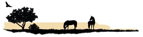 Horse Grazing Silhouette at GetDrawings | Free download