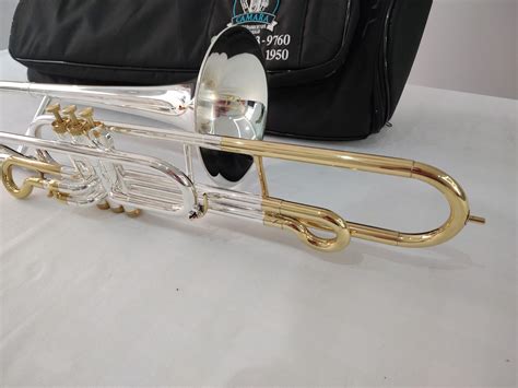 Trombone Curto Weril F671 Sib Prateado Laqueado Seminovo