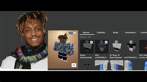 Juice Wrld Roblox Avatar