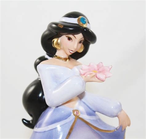 Figurine Porcelaine Jasmine Disney Bradford Editions Bell Aladdin R