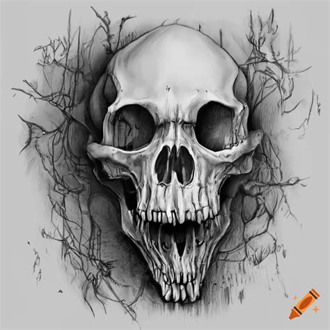 Discover 182+ scary skull drawing easy best - nanoginkgobiloba.vn