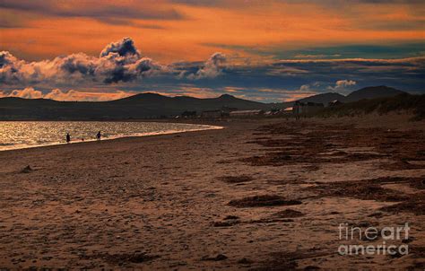 Pwllheli Beach Landscape Digital Art by Chris Evans - Pixels