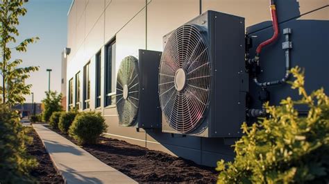 Premium Ai Image Sustainable Cooling Industrial Air Conditioning