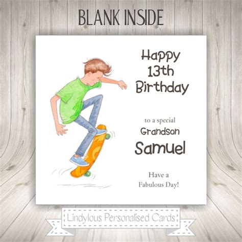 Grandson 15th Birthday Card Etsy UK