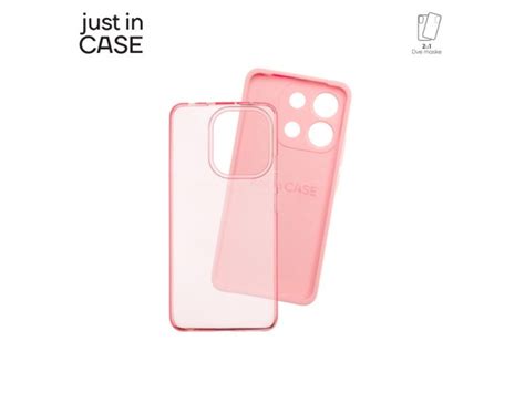 JUST IN CASE Paket Maski Za Telefon 2u1 Redmi Note 13 PINK Cena