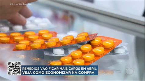 Aumento no preço dos remédios entra em vigor a partir de sábado 1º