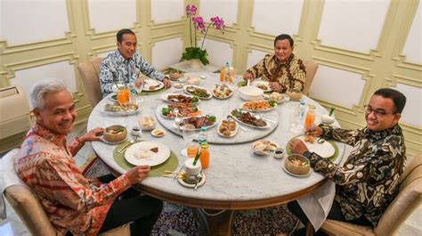 Diungkap Saat Makan Siang Di Istana Anies Ke Jokowi Banyak Orang