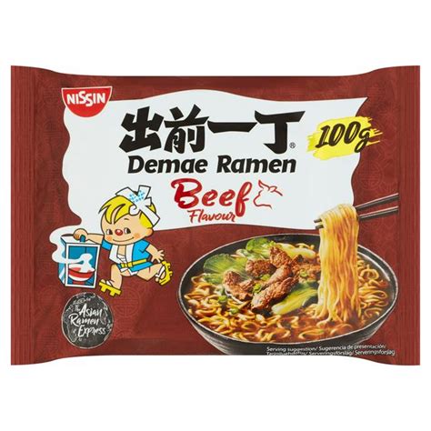 Nissin Instant Demae Ramen Noodle Beef 100g Okashi Group