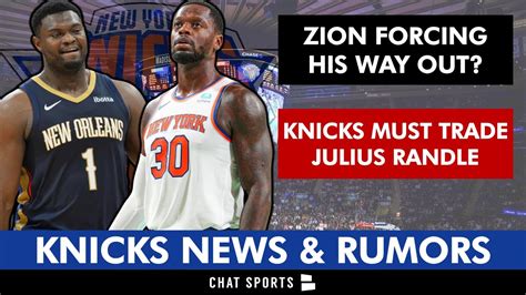 Major Knicks Rumors Via Knicks Insider Zion Williamson Trade