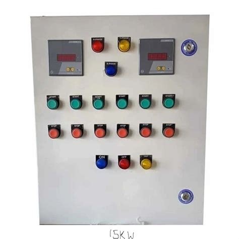 V Kw Three Phase Electric Control Panel A At Rs In Indore