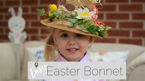 How To Make A Beautiful Easter Bonnet Easy No Mess Youtube