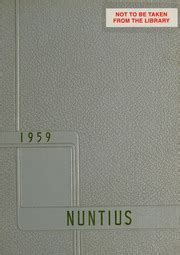 Altavista High School - Nuntius Yearbook (Altavista, VA), Class of 1959, Cover