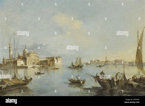 Venice A View Of The Church Of San Giorgio Maggiore With The End Of