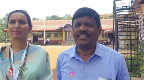 Mla Ganesh Gaonkar After Casting His Vote Youtube