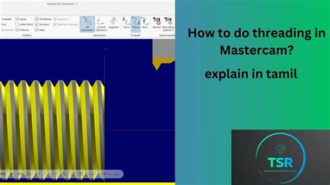 How To Do Threading In Mastercam G G G All Method Cnc