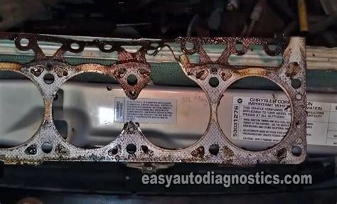 Blown Head Gasket Tests 1997 1999 V8 Dodge Dakota Durango