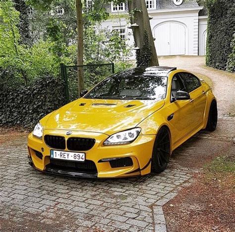 BMW M6 Gran Coupé Bumblebee Yellow | Bmw m6 coupe, Bmw m6, Luxury cars mercedes