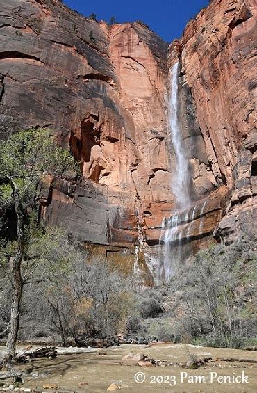 Waterfall Zion National Park